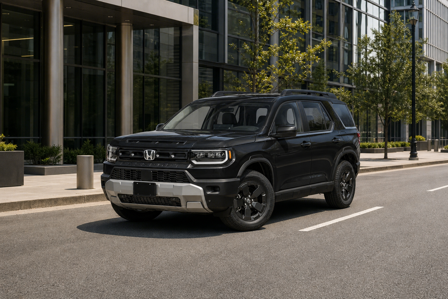 2026 Honda Passport RTL in Crystal Black Pearl