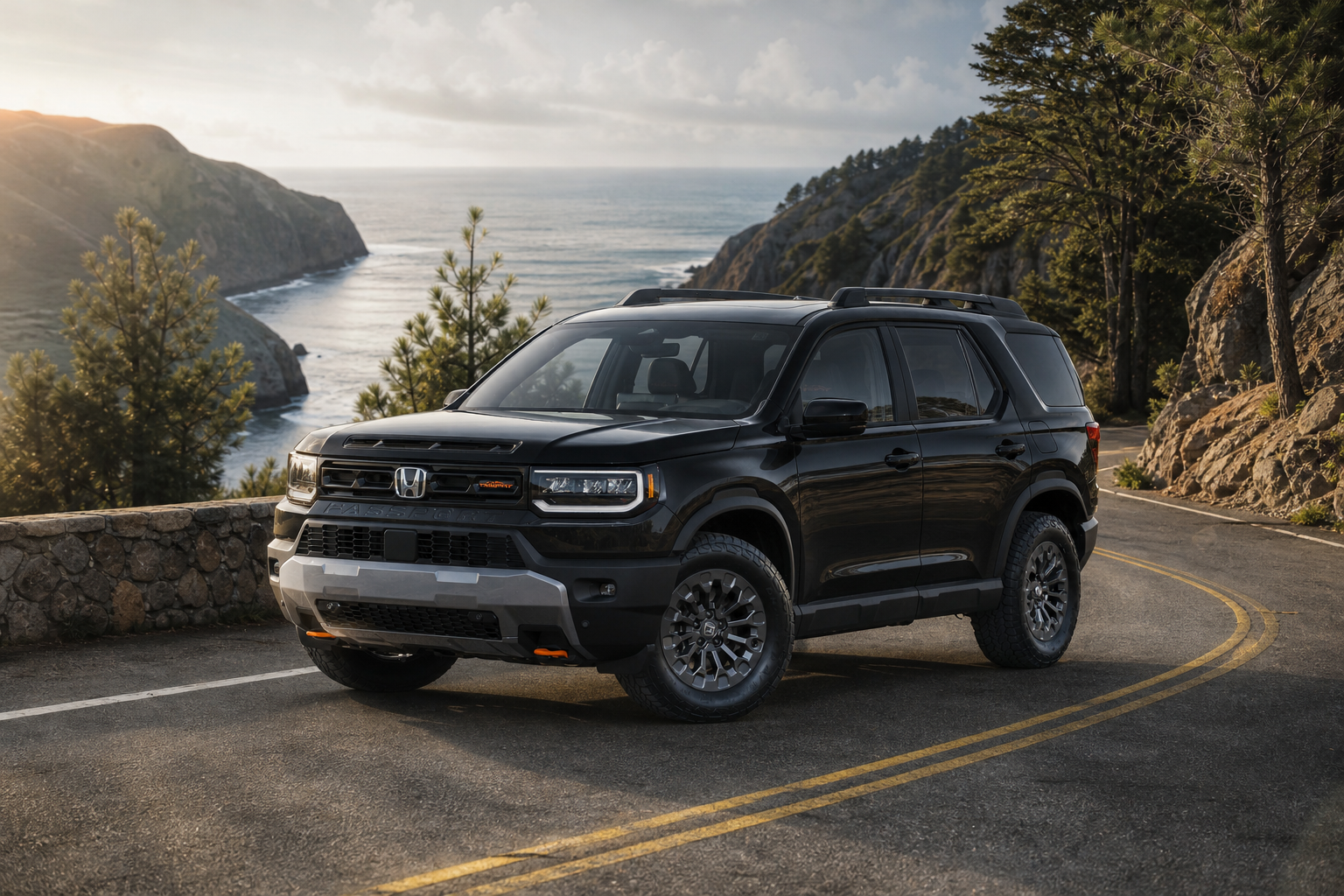 2026 Honda Passport TrailSport in Crystal Black Pearl