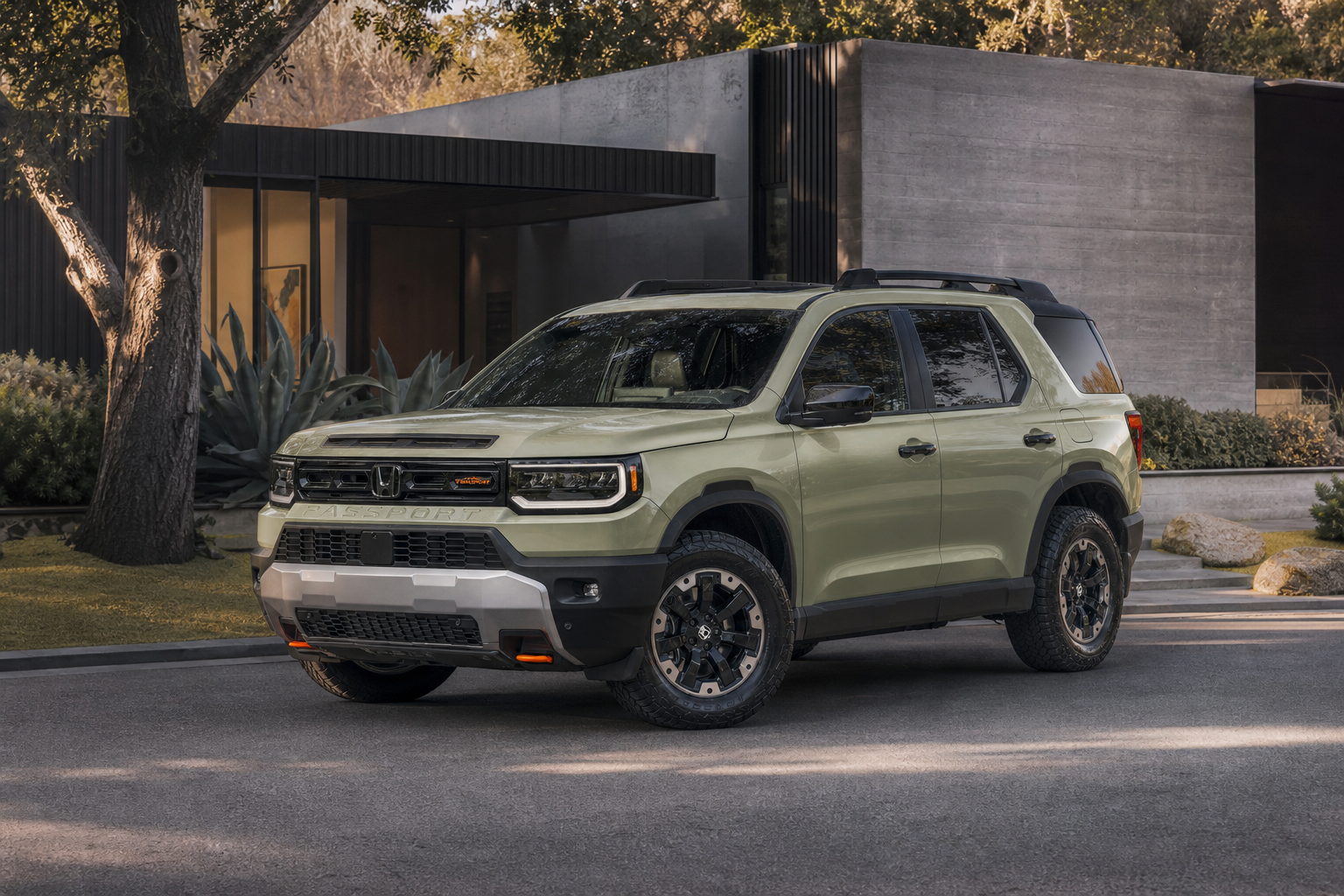 2026 Honda Passport TrailSport Elite in Ash Green Metallic