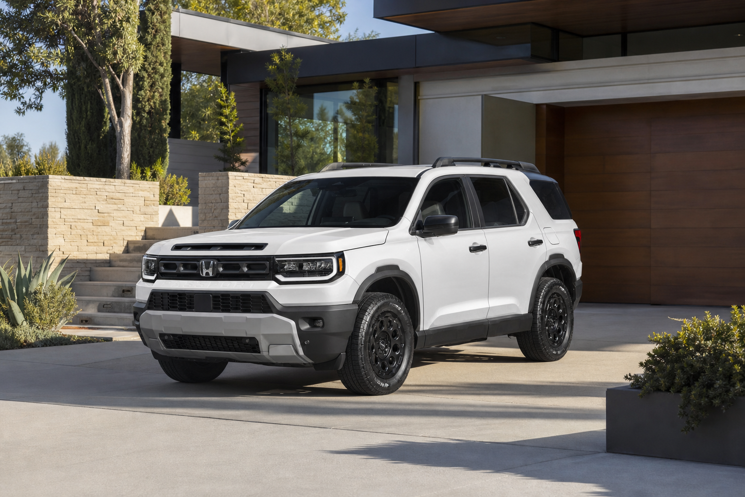 2026 Honda Passport RTL Blackout in Platinum White Pearl